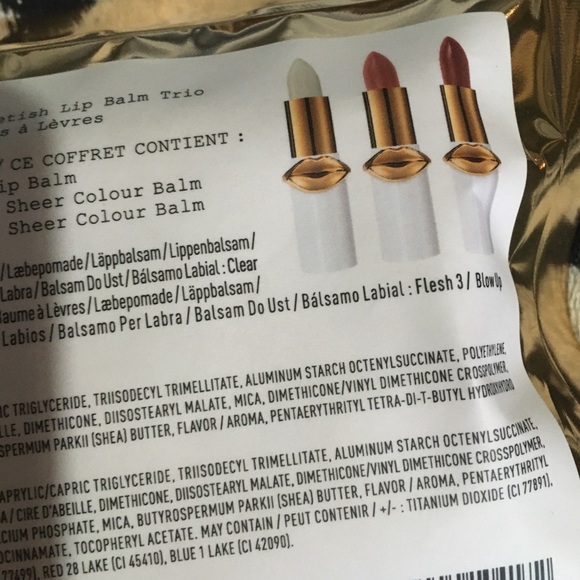Pat McGrath Labs Fetish Lip Balm Set Trio Lipstick BNIB - Picture 14 of 14